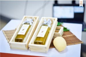 น้ำส้มสายชูหมักจากมะม่วงมหาชนก